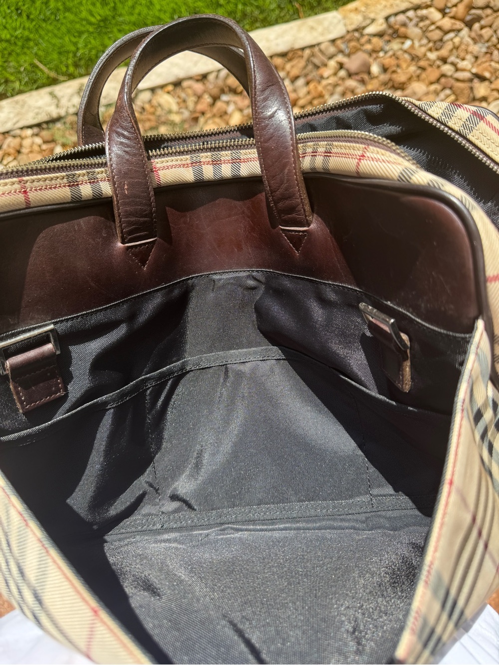 Burberry Computer Bag with D rings - Picture 4 of 12